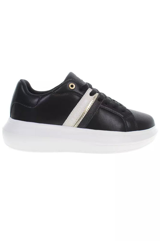 U.S. POLO ASSN. Black Polyester Women Sneaker EU36 | US6