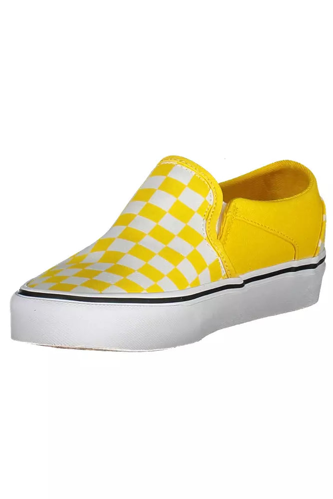 Vans Yellow Polyester Women Sneaker