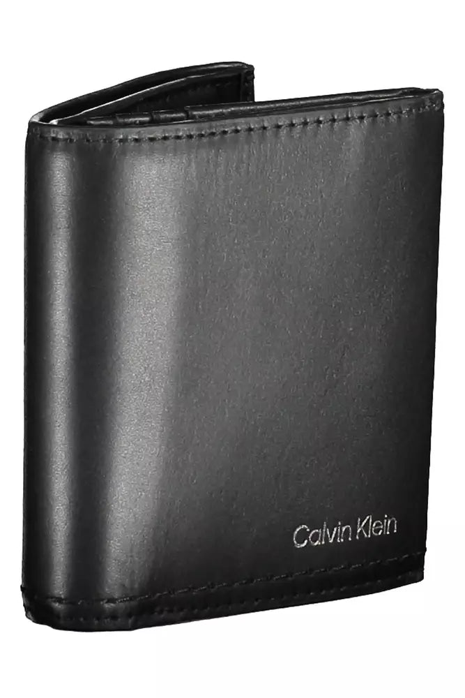 Calvin Klein Black Leather Men Wallet