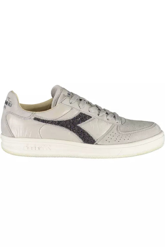 Diadora Gray Leather Women Sneaker EU36.5 | US6.5