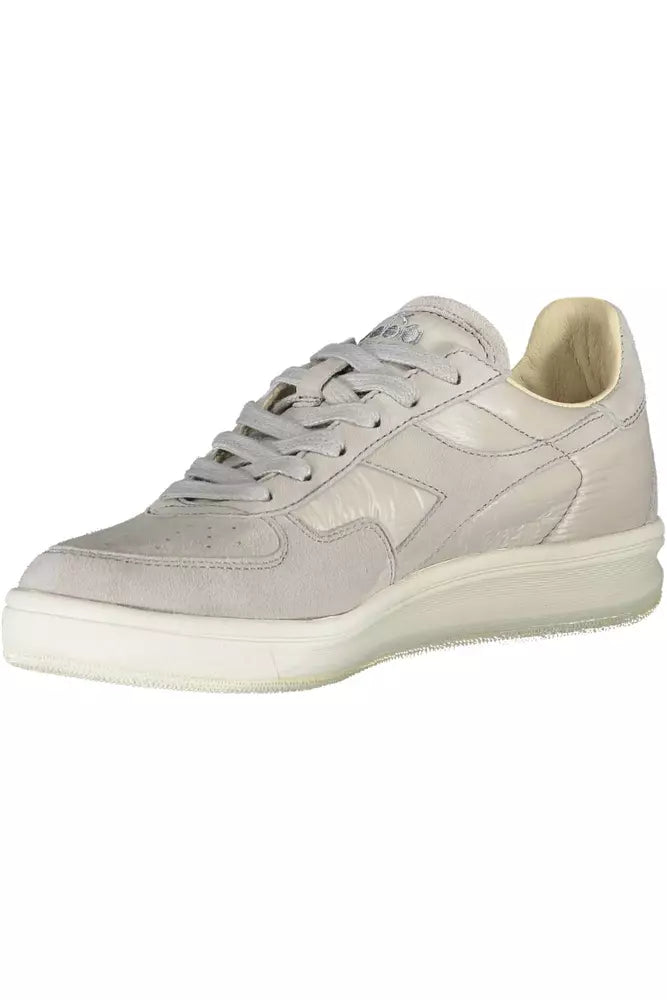 Diadora Gray Leather Women Sneaker EU36.5 | US6.5