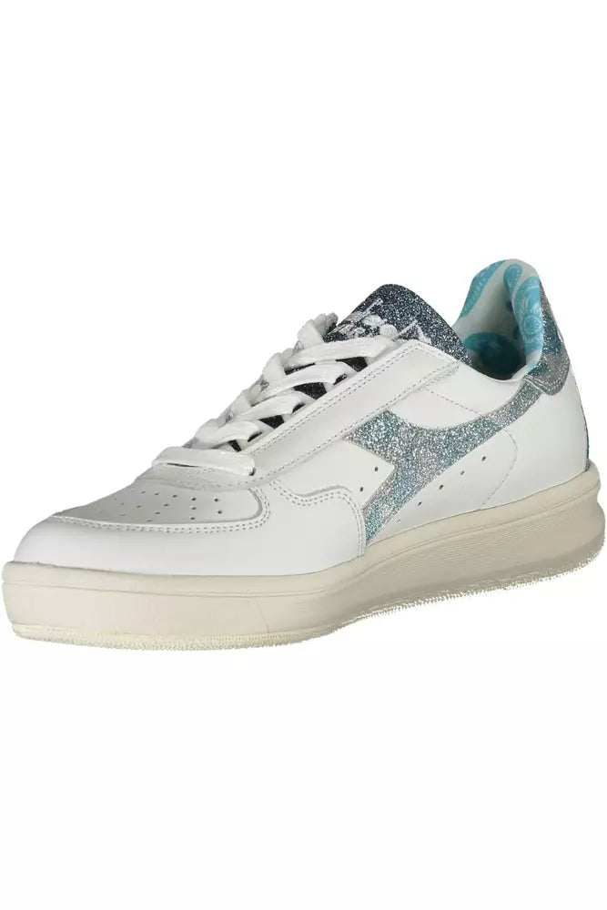 Diadora White Leather Women Sneaker