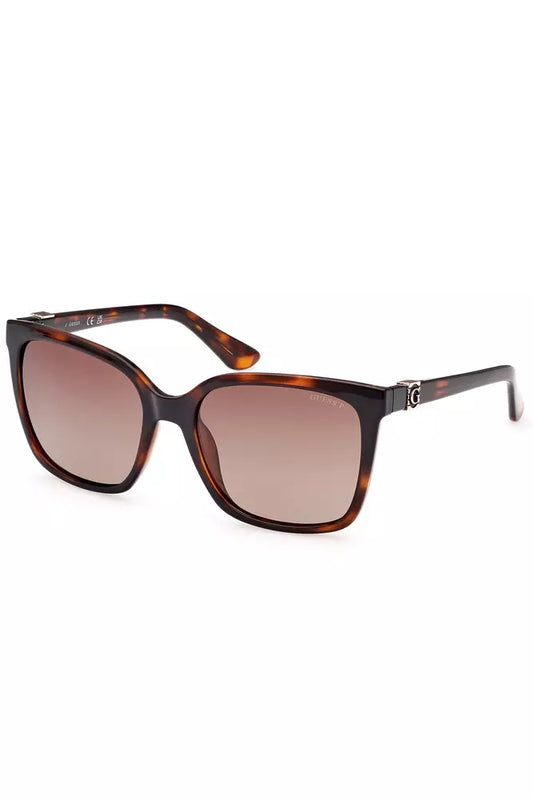 Guess Jeans Brown Injected Women Sunglass