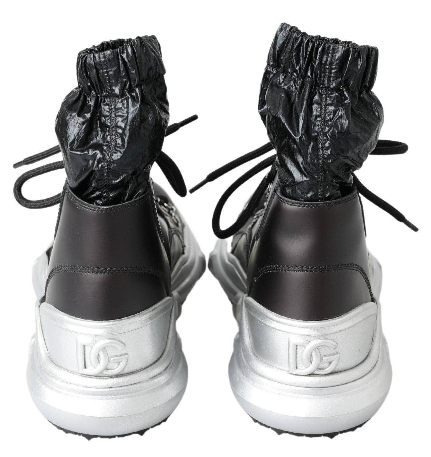 Dolce & Gabbana Black High Top Sneaker Bootie EU41 / US8