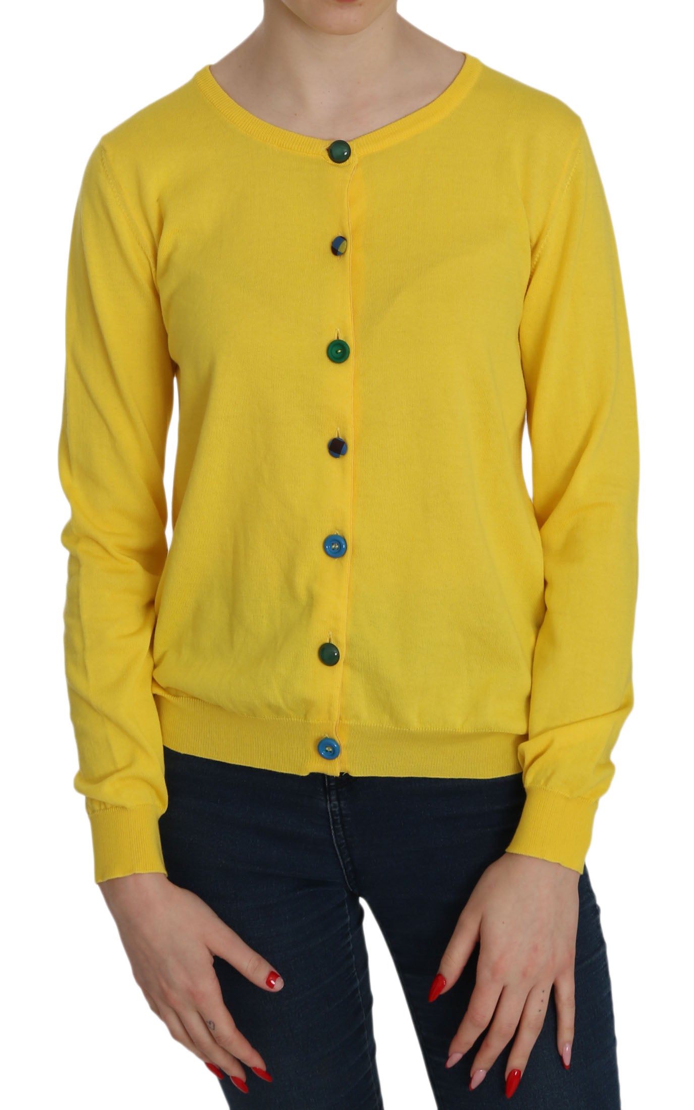 Jucca Radiant Yellow Cotton Sweater IT44 | L