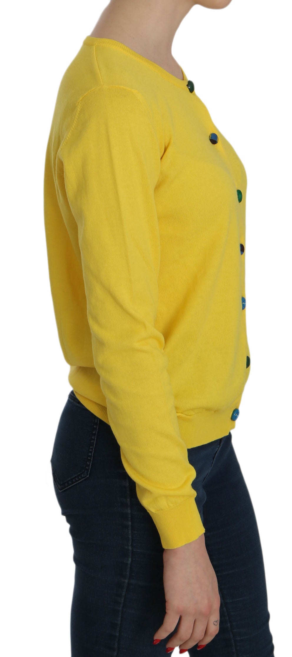 Jucca Radiant Yellow Cotton Sweater IT44 | L