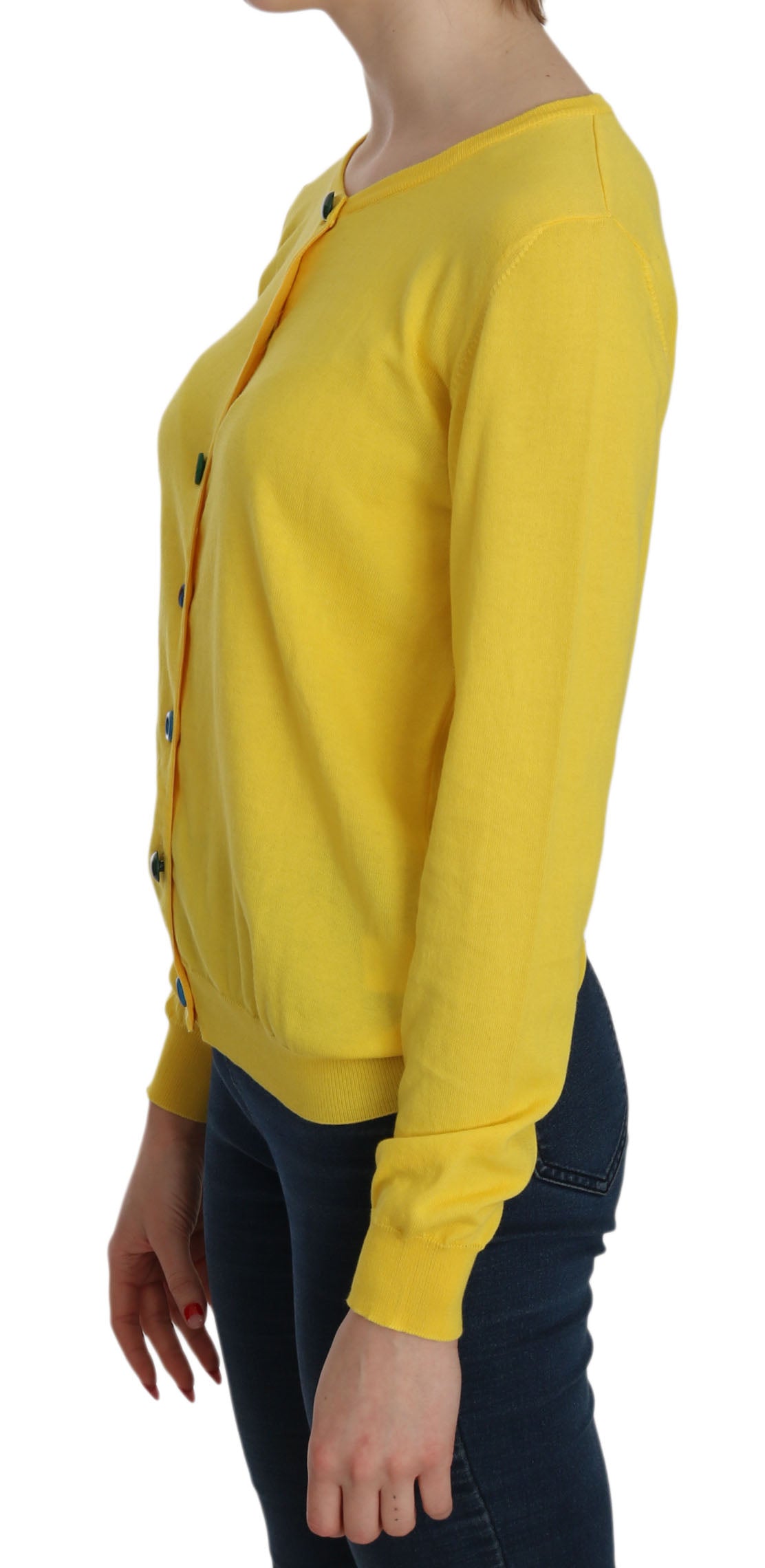 Jucca Radiant Yellow Cotton Sweater IT44 | L