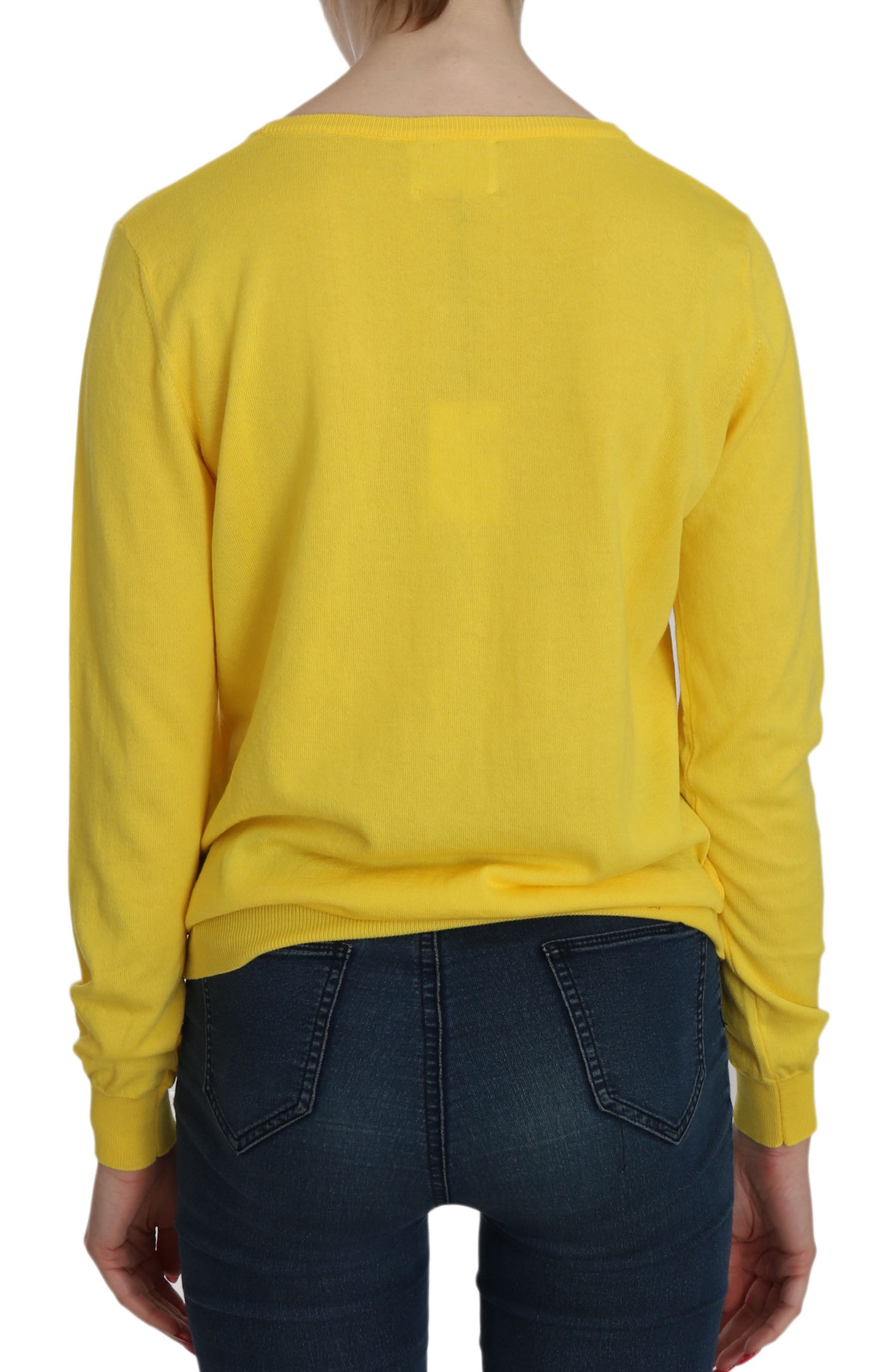 Jucca Radiant Yellow Cotton Sweater IT44 | L