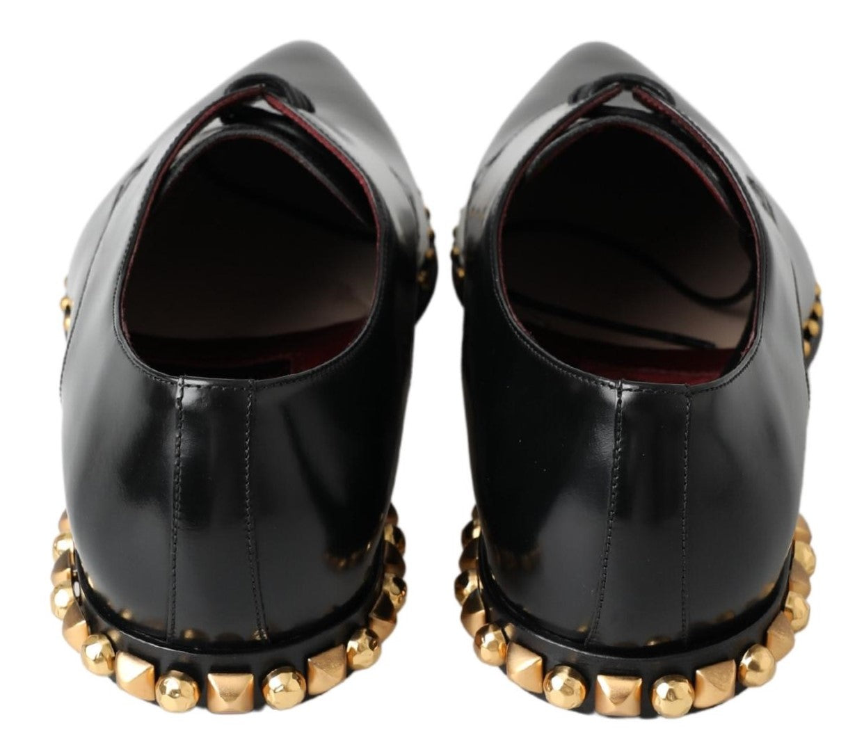 Dolce & Gabbana Elegant Studded Derby Formal Shoes EU40 / US7