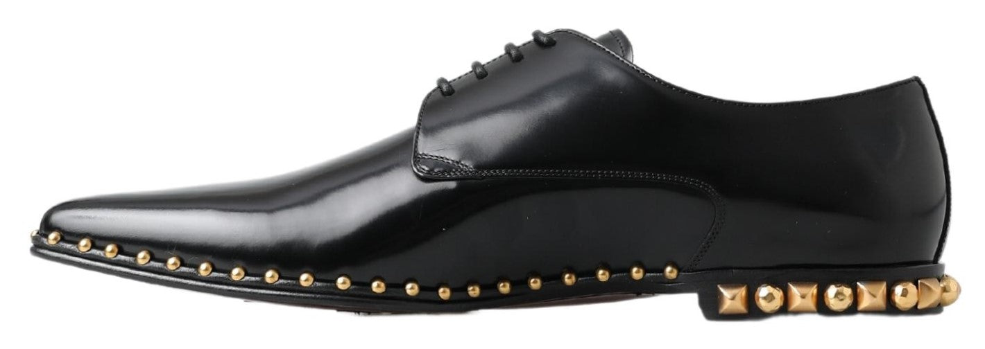 Dolce & Gabbana Elegant Studded Derby Formal Shoes EU40 / US7