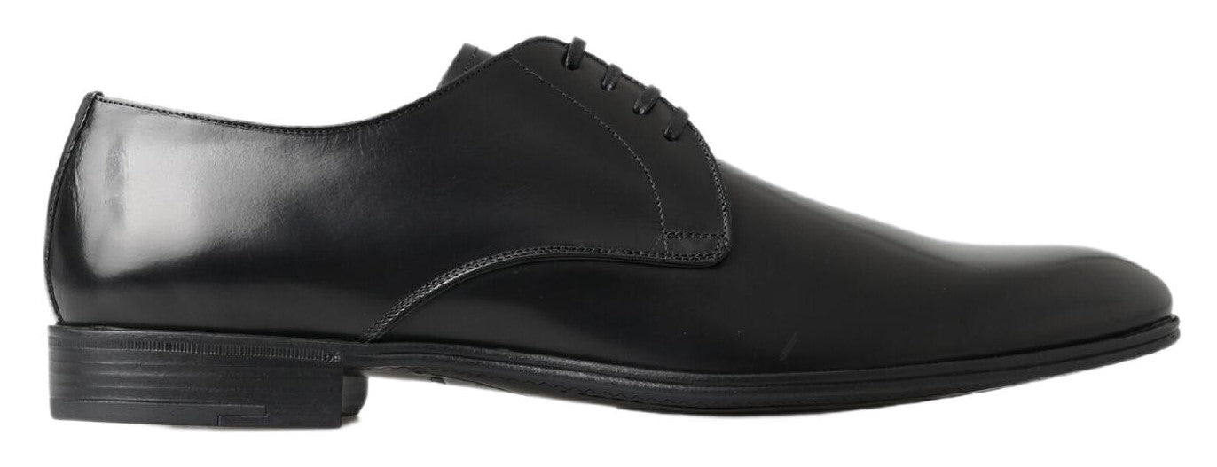 Dolce & Gabbana Classic Black Leather Derby Shoes EU39 / US6