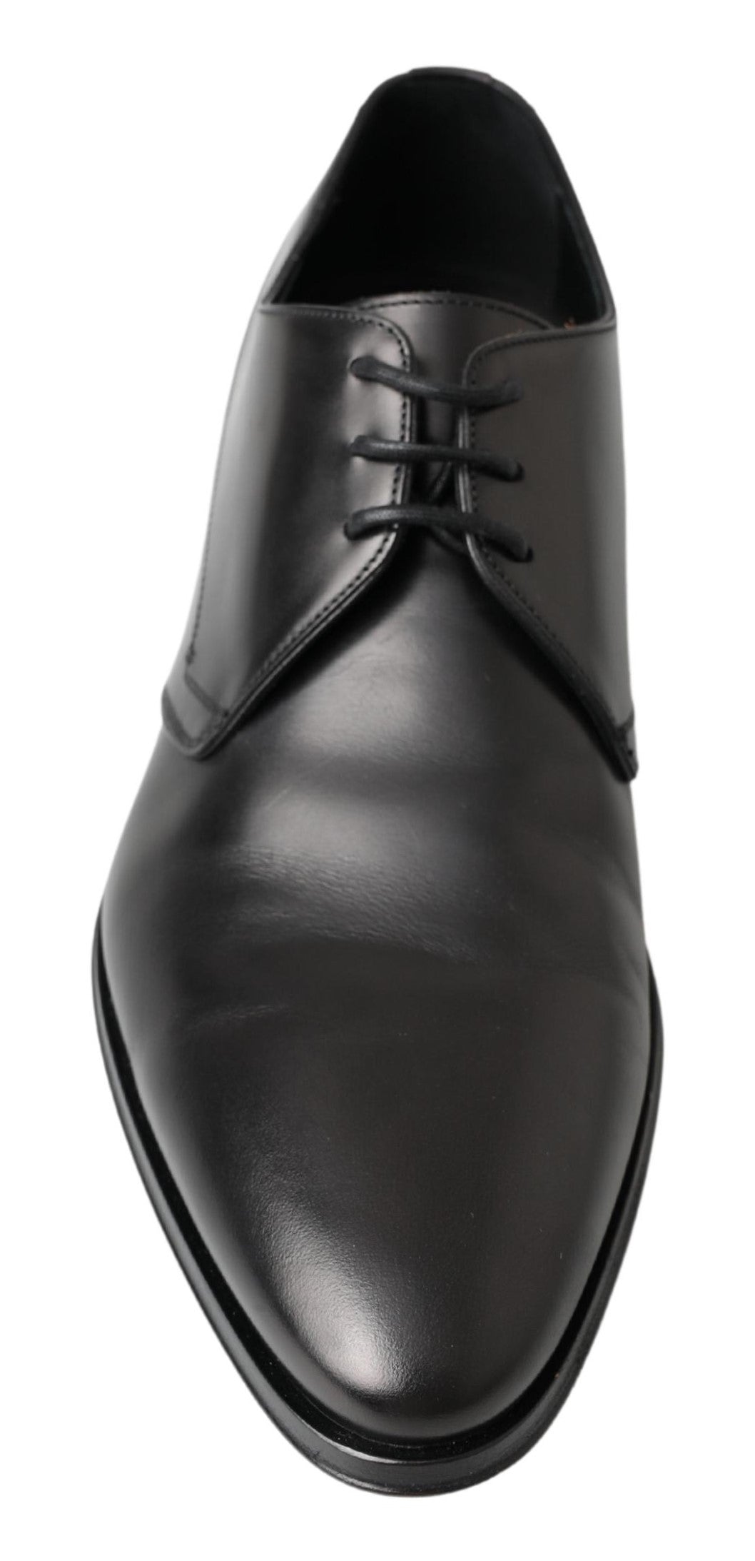 Dolce & Gabbana Classic Black Leather Derby Shoes EU39 / US6