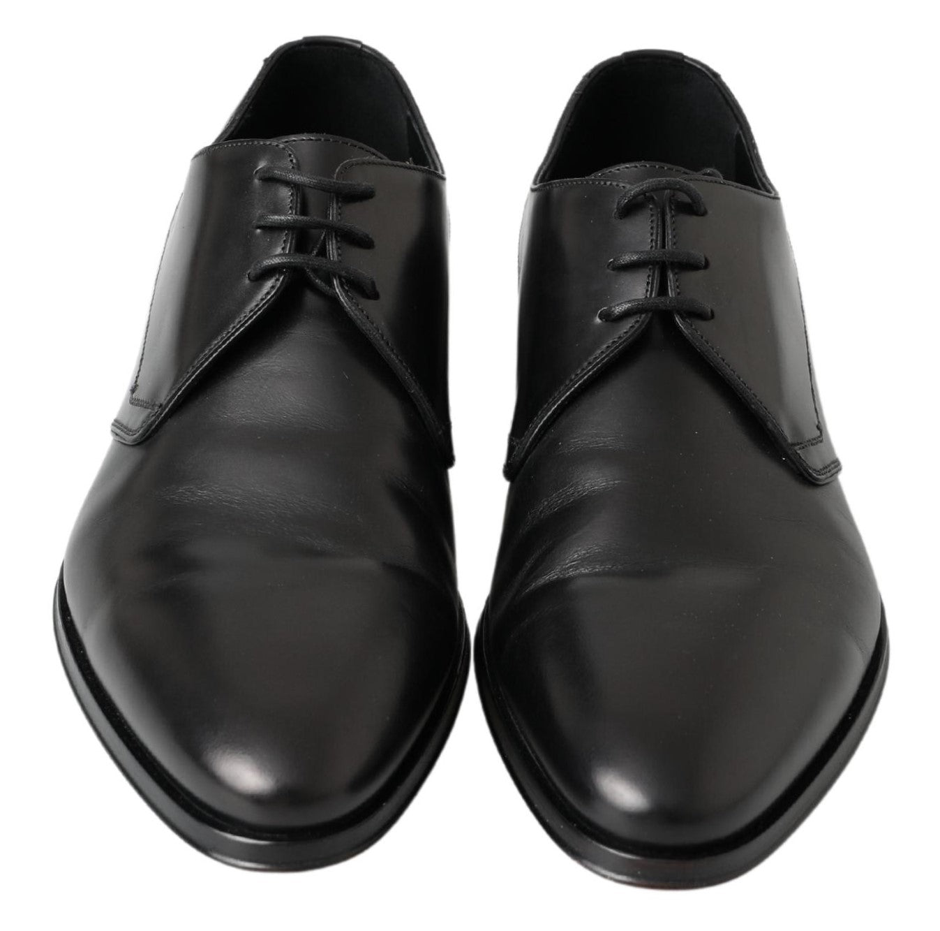 Dolce & Gabbana Classic Black Leather Derby Shoes EU39 / US6