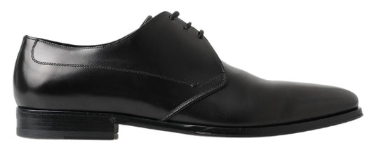 Dolce & Gabbana Classic Black Leather Derby Shoes EU39 / US6