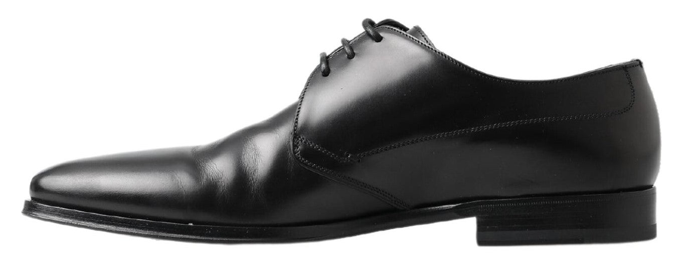 Dolce & Gabbana Classic Black Leather Derby Shoes EU39 / US6