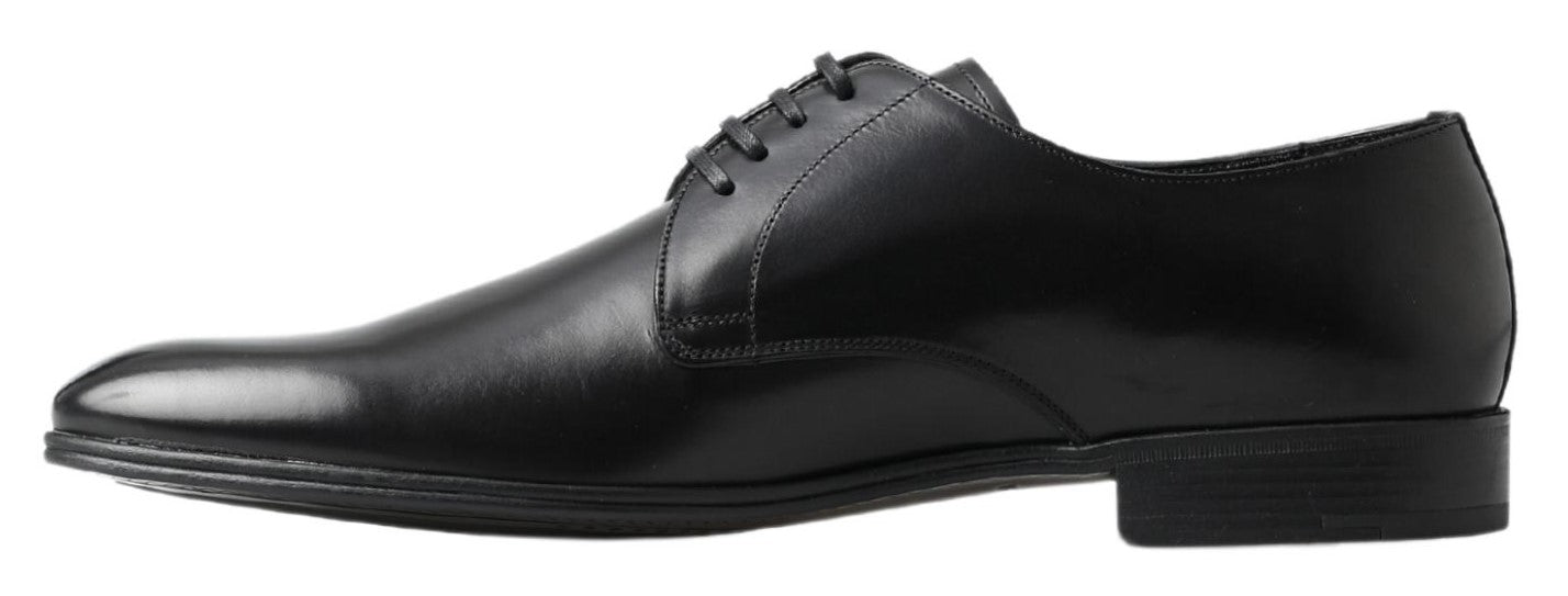 Dolce & Gabbana Classic Black Leather Derby Shoes EU39 / US6