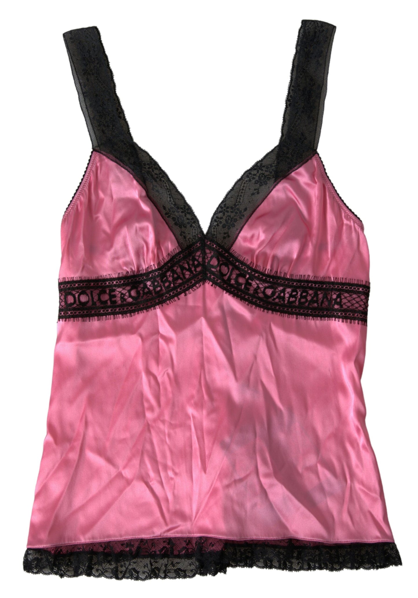 Dolce & Gabbana Silken Charm Pink Camisole IT1 / XS