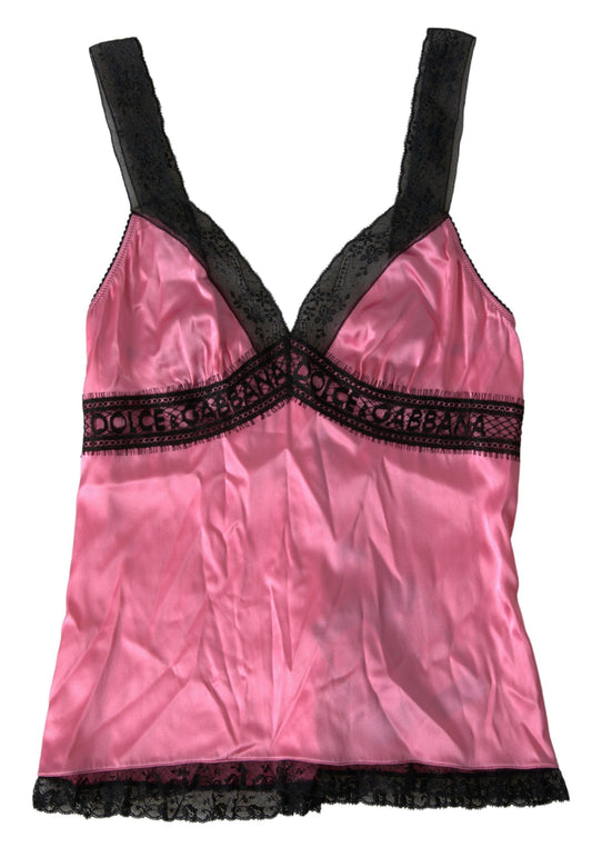 Dolce & Gabbana Silken Charm Pink Camisole IT1 / XS