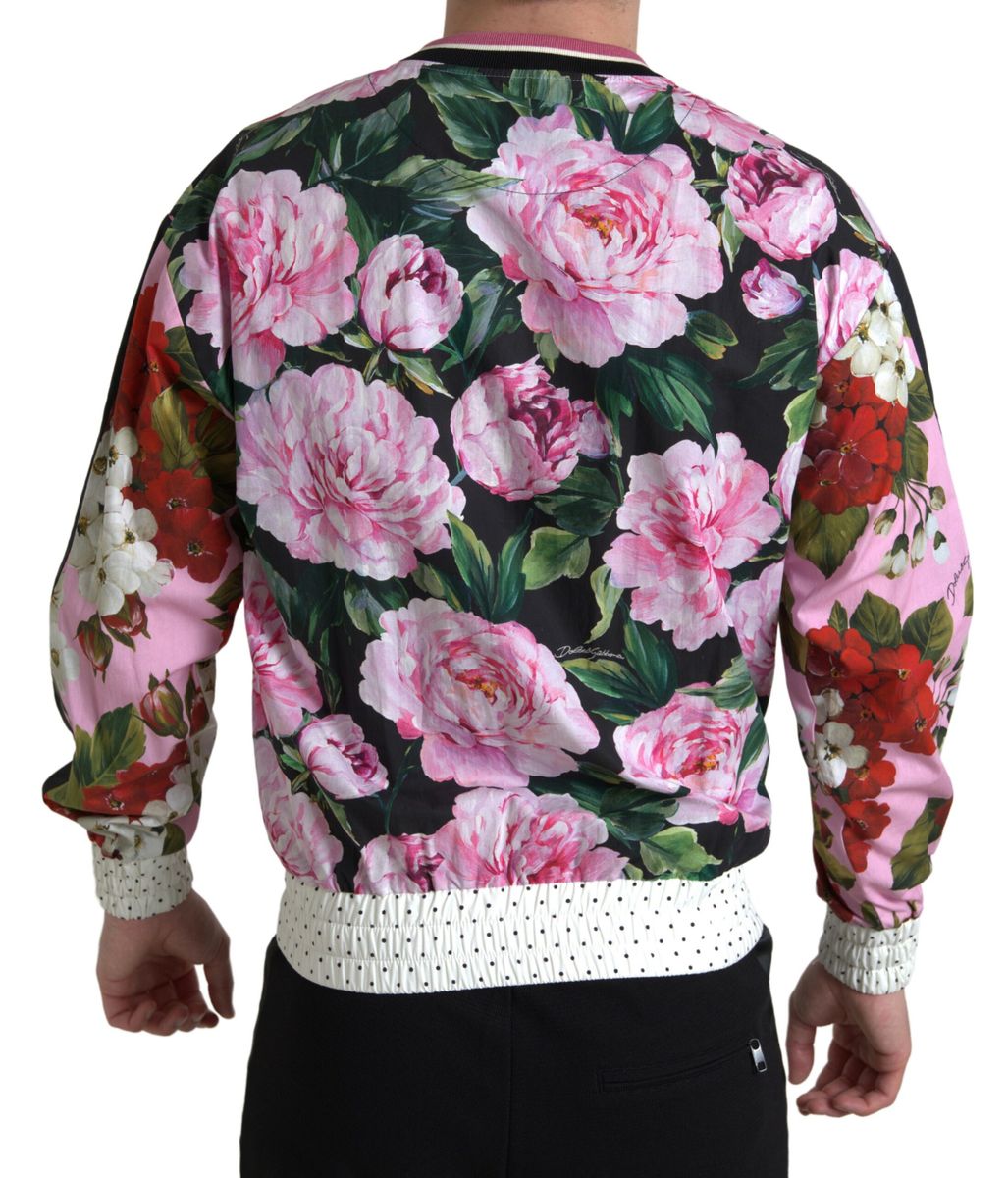 Dolce & Gabbana Floral Extravagance Crewneck Sweater IT46 / M