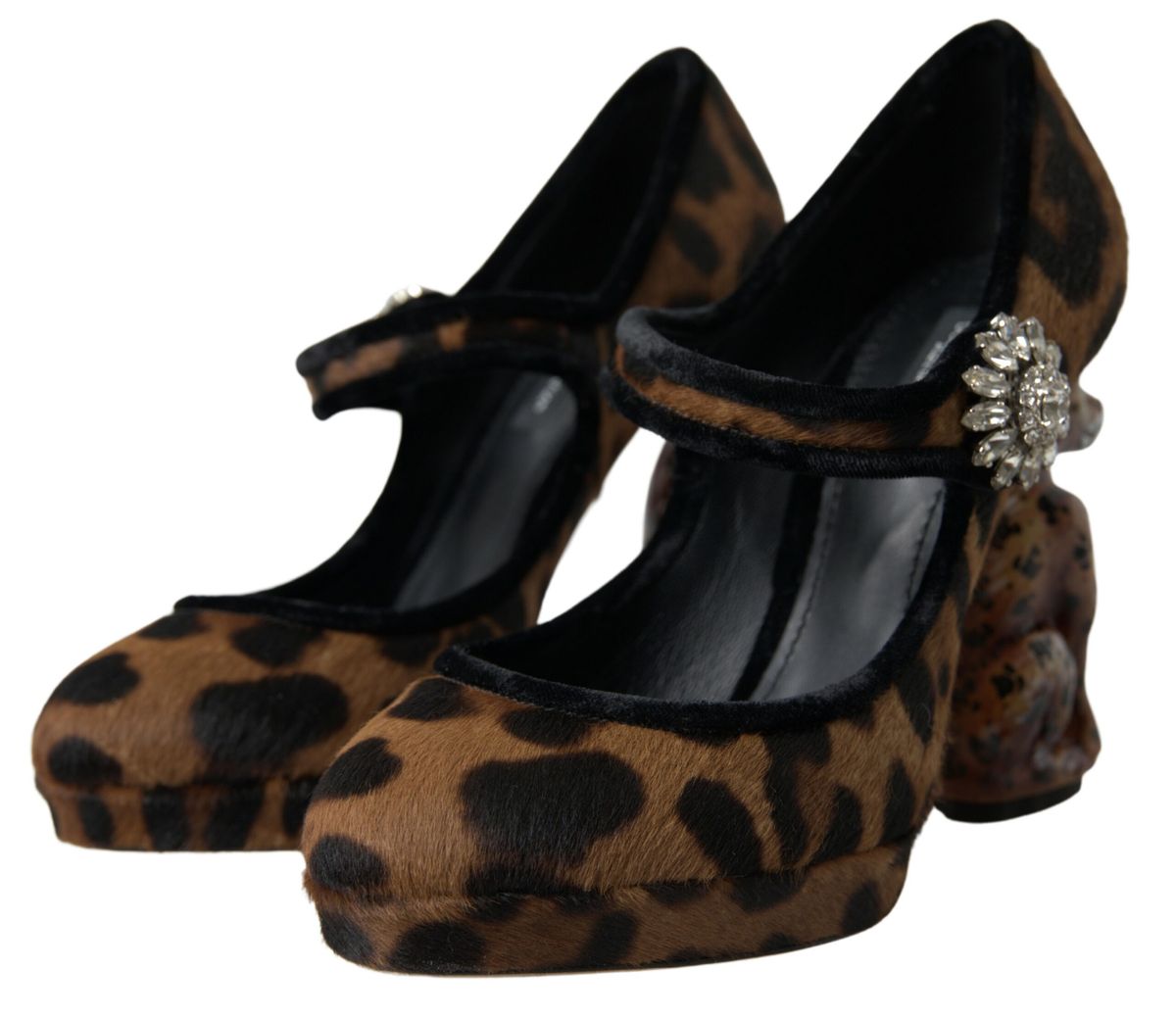 Dolce & Gabbana Elegant Leopard Heel Pumps for Chic Sophistication EU35.5 / US5