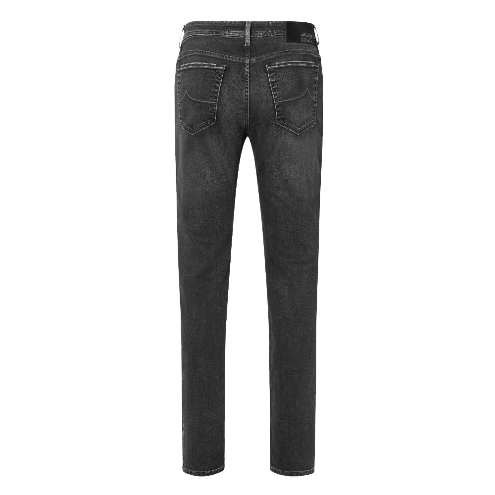 Jacob Cohen Elegant Slim Fit Black Stretch Jeans IT40 | M