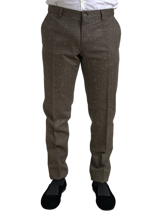 Dolce & Gabbana Elegant Skinny Wool Chino Pants IT48 / M