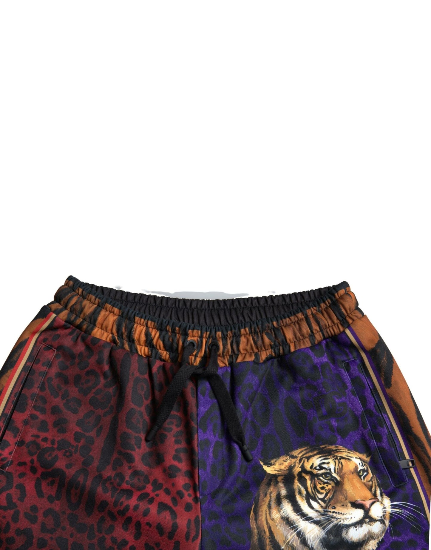 Dolce & Gabbana Chic Multicolor Bermuda Shorts with Exotic Print IT44 / XS