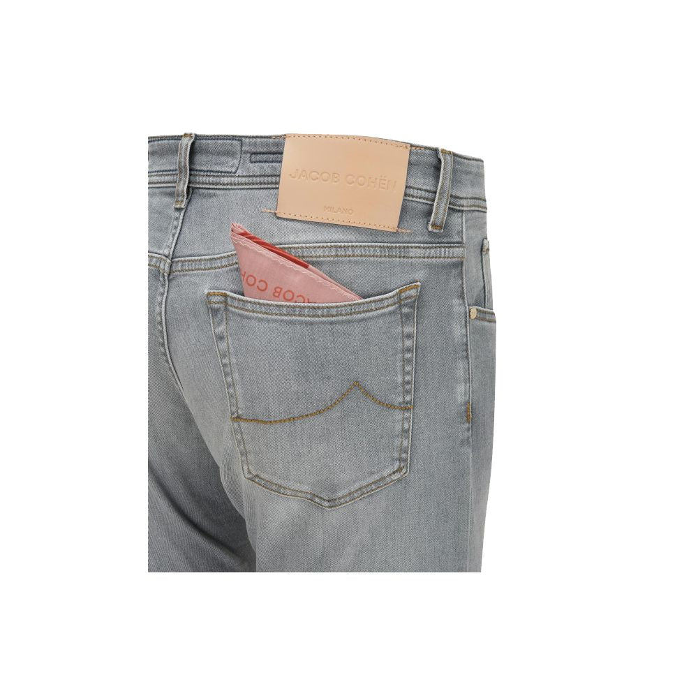 Jacob Cohen Sleek Slim Fit Grey Denim IT38 | XS