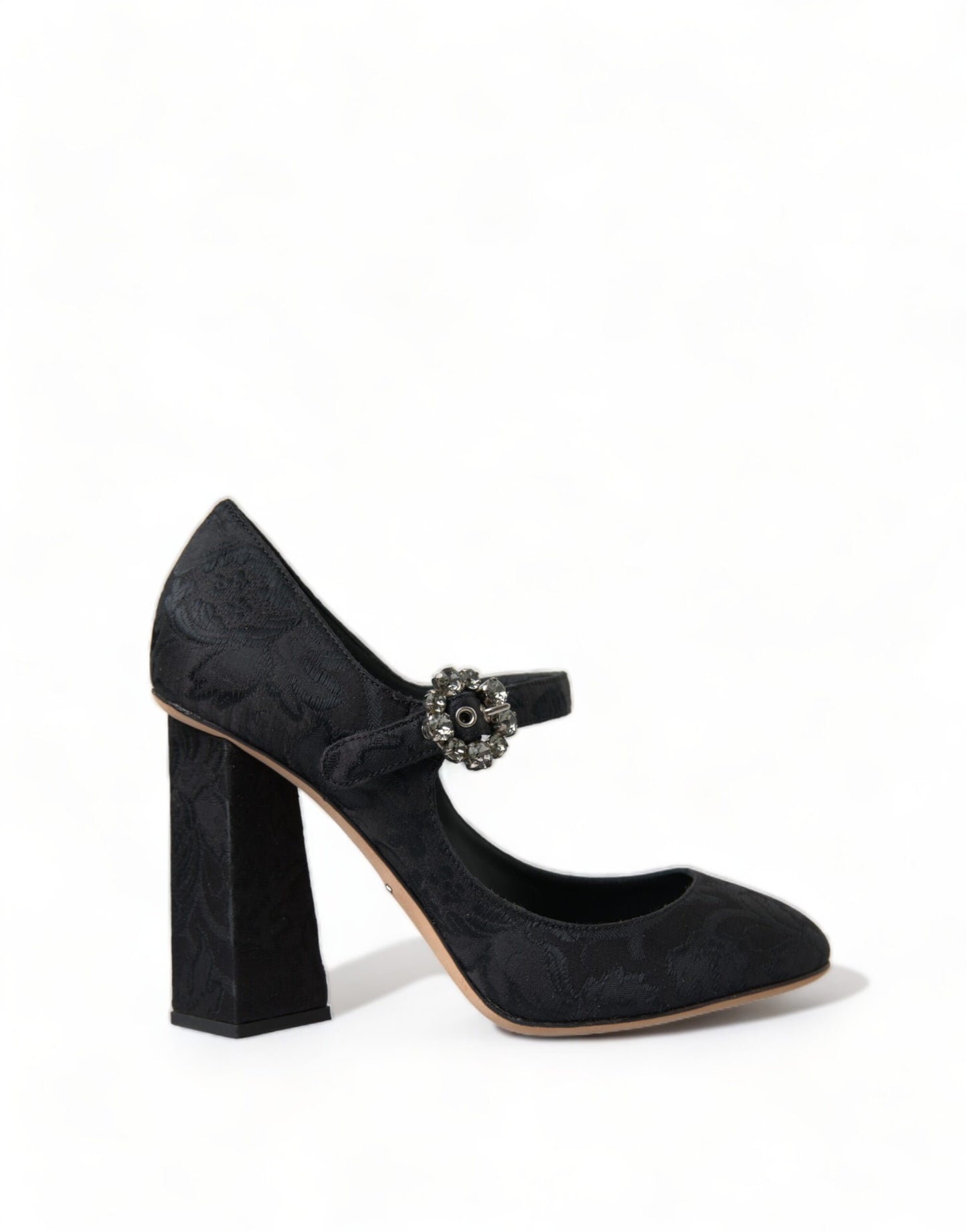 Dolce & Gabbana Chic Black Brocade Mary Janes Pumps EU36.5 / US6