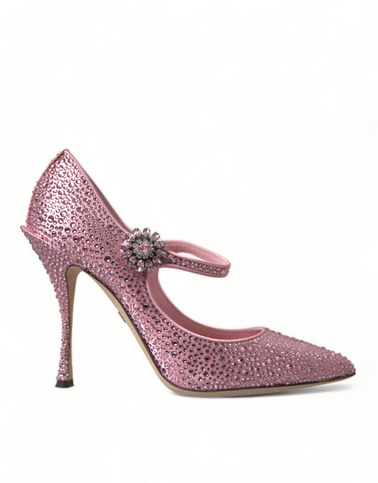 Dolce & Gabbana Enchanting Pink Crystal Pumps EU40.5 / US10