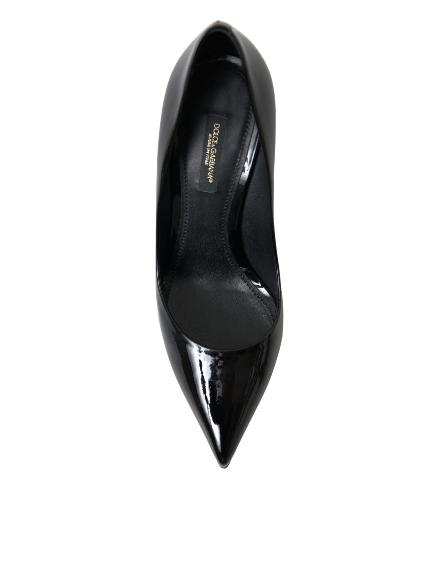 Dolce & Gabbana Elegant Black Patent Stiletto Heels EU36 / US5.5