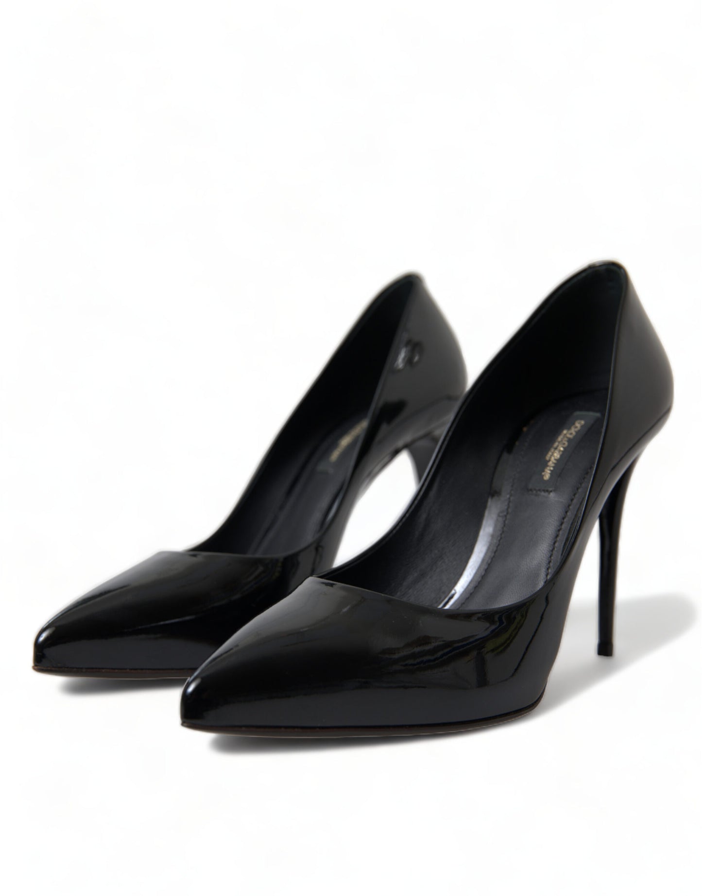 Dolce & Gabbana Elegant Black Patent Stiletto Heels EU36 / US5.5