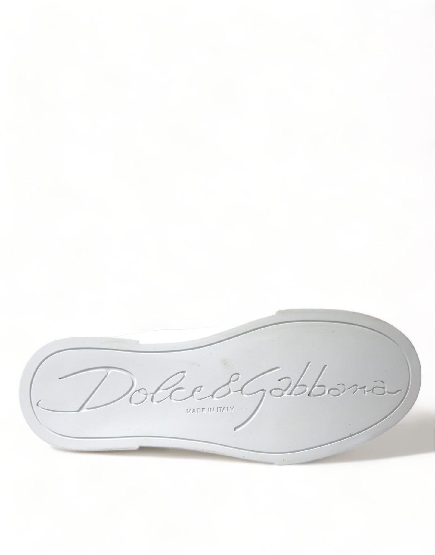 Dolce & Gabbana Chic White Portofino Leather Sneakers EU36 / US5.5