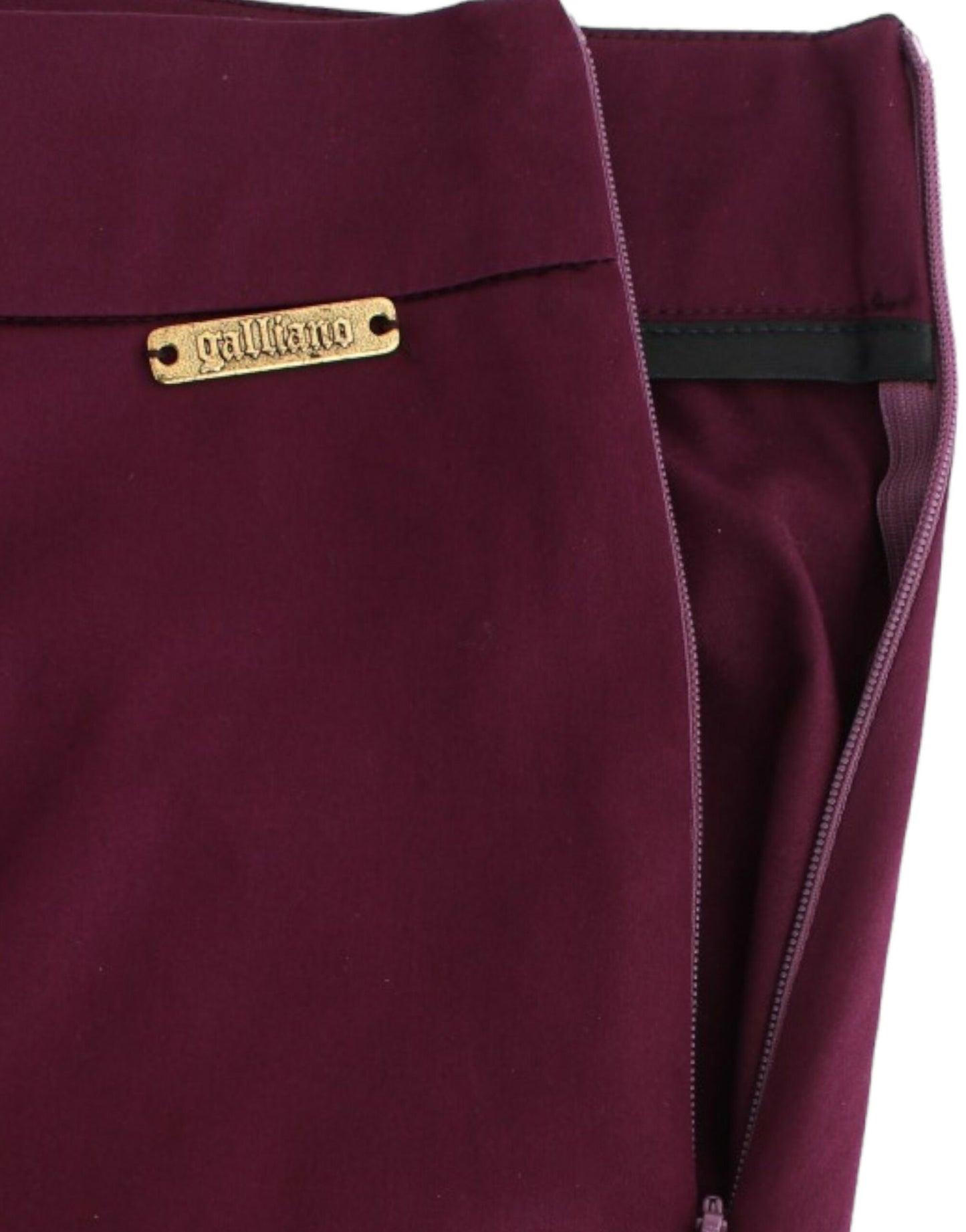 John Galliano Elegant Purple Slim Pants IT40 | S