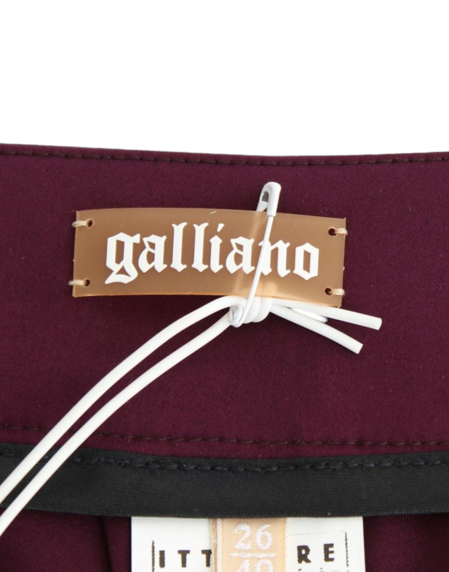 John Galliano Elegant Purple Slim Pants IT40 | S