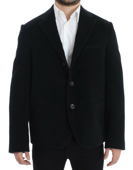 Dolce & Gabbana Elegant Black Martini Blazer Jacket IT48 / M