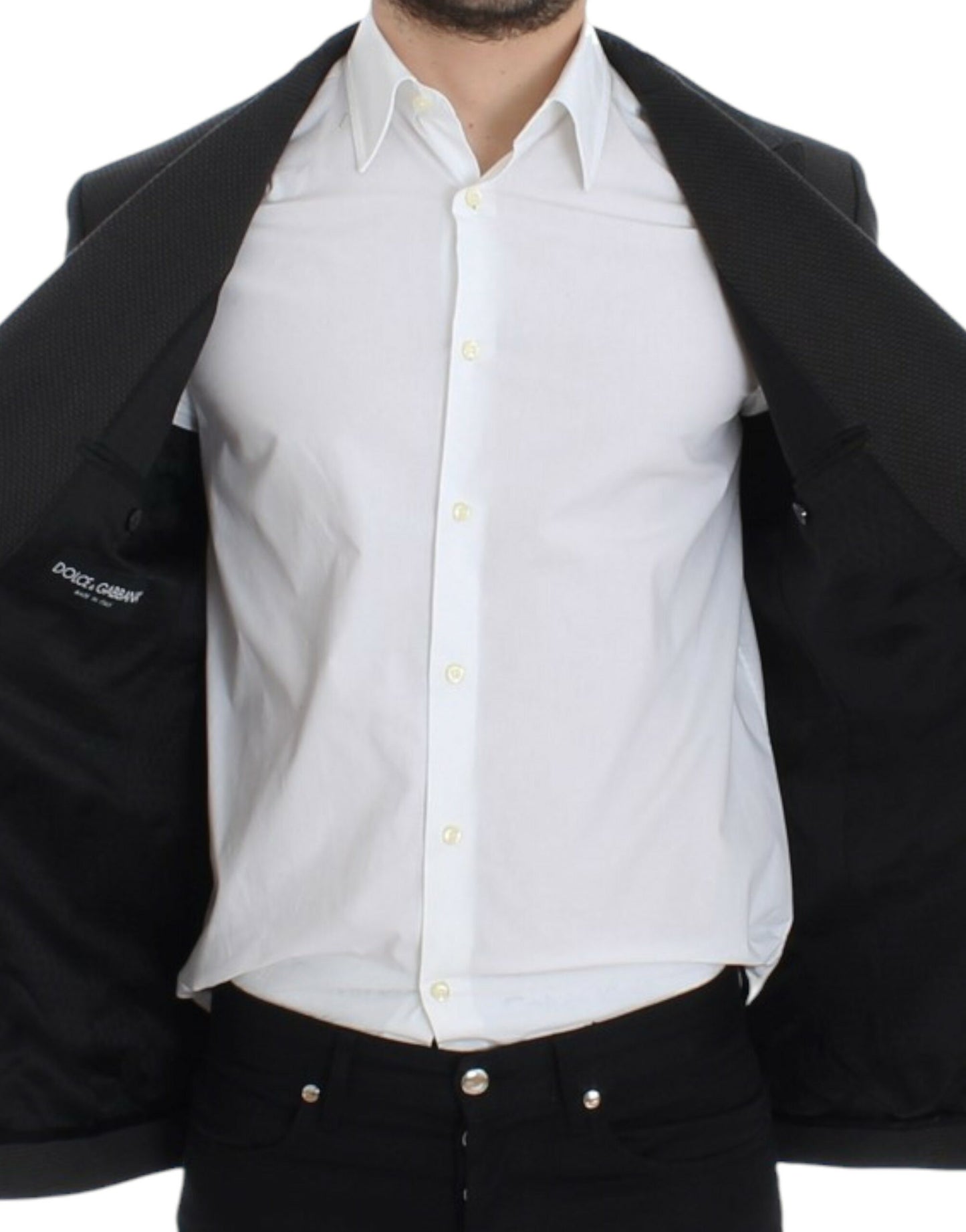 Dolce & Gabbana Elegant Slim Fit Double Breasted Blazer IT48 / M