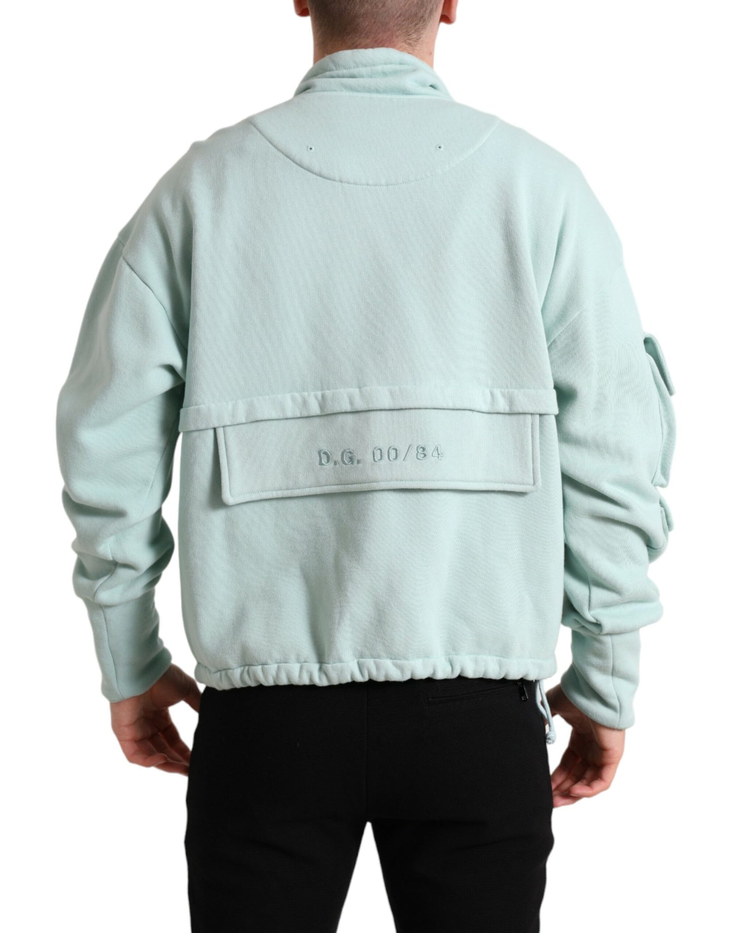 Dolce & Gabbana Chic Mint Green Pullover Sweater IT50 / L