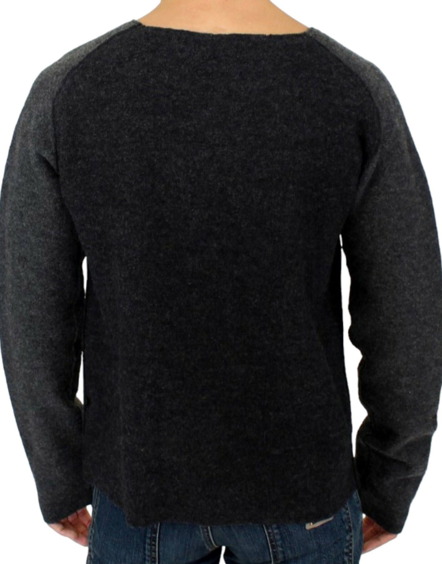 Costume National Chic Gray Wool Crewneck Sweater IT48 | M