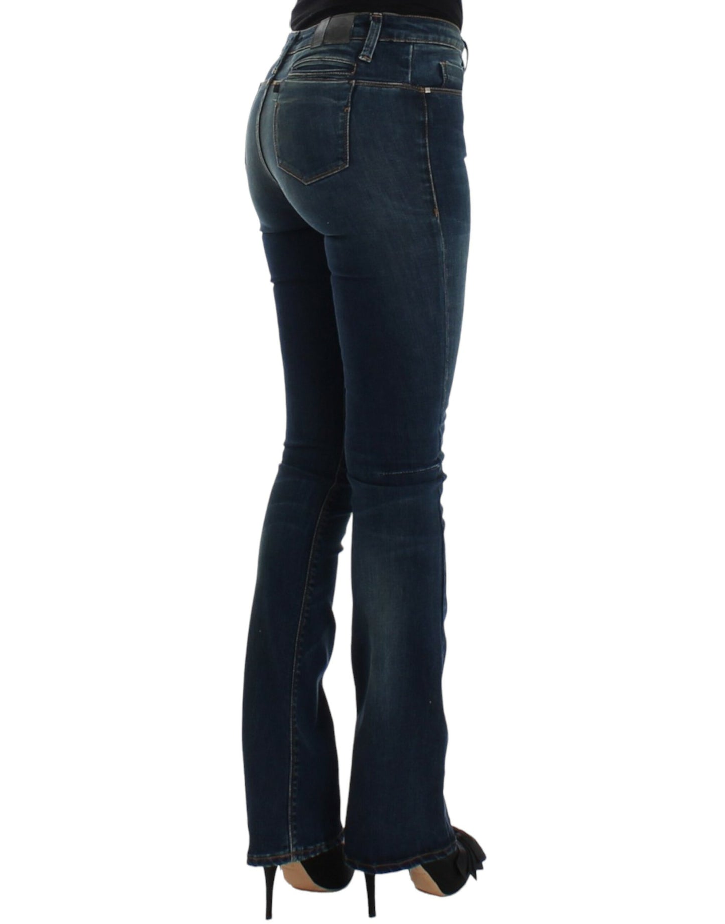 Costume National Chic Blue Straight Leg Designer Jeans W26