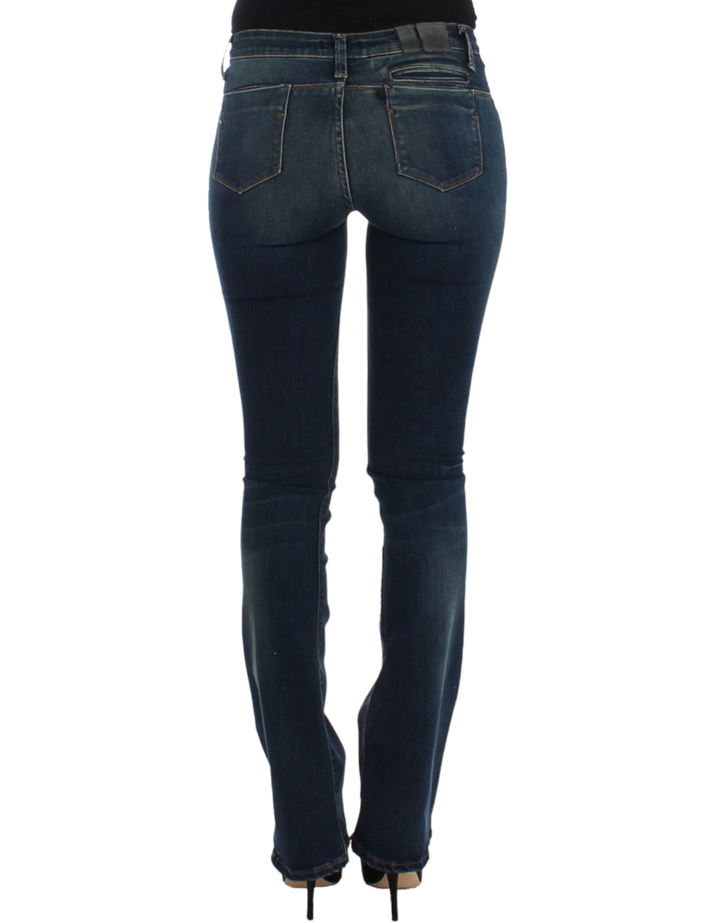 Costume National Chic Blue Straight Leg Designer Jeans W26