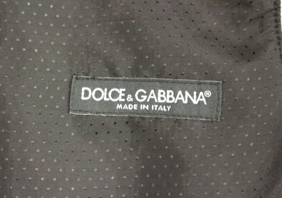 Dolce & Gabbana Elegant Gray Wool Blend Dress Vest IT48 / M