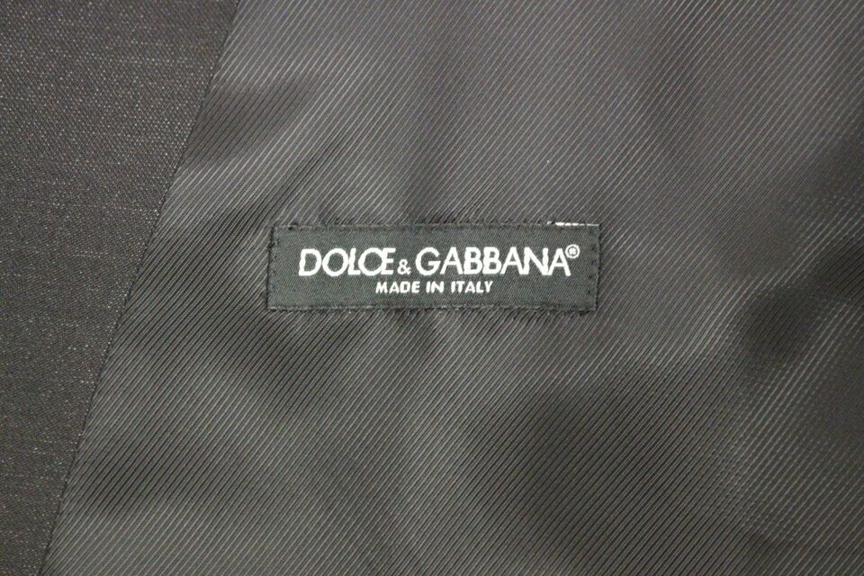 Dolce & Gabbana Elegant Gray Wool Blend Dress Vest IT48 / M