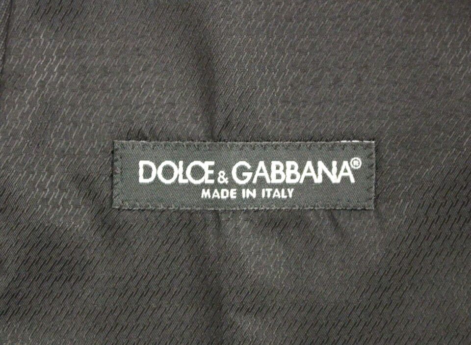 Dolce & Gabbana Elegant Gray Wool Dress Vest IT48 / M