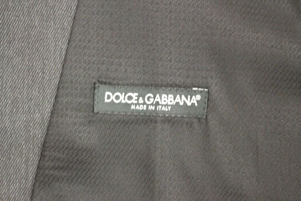 Dolce & Gabbana Elegant Gray Wool Formal Vest IT48 / M