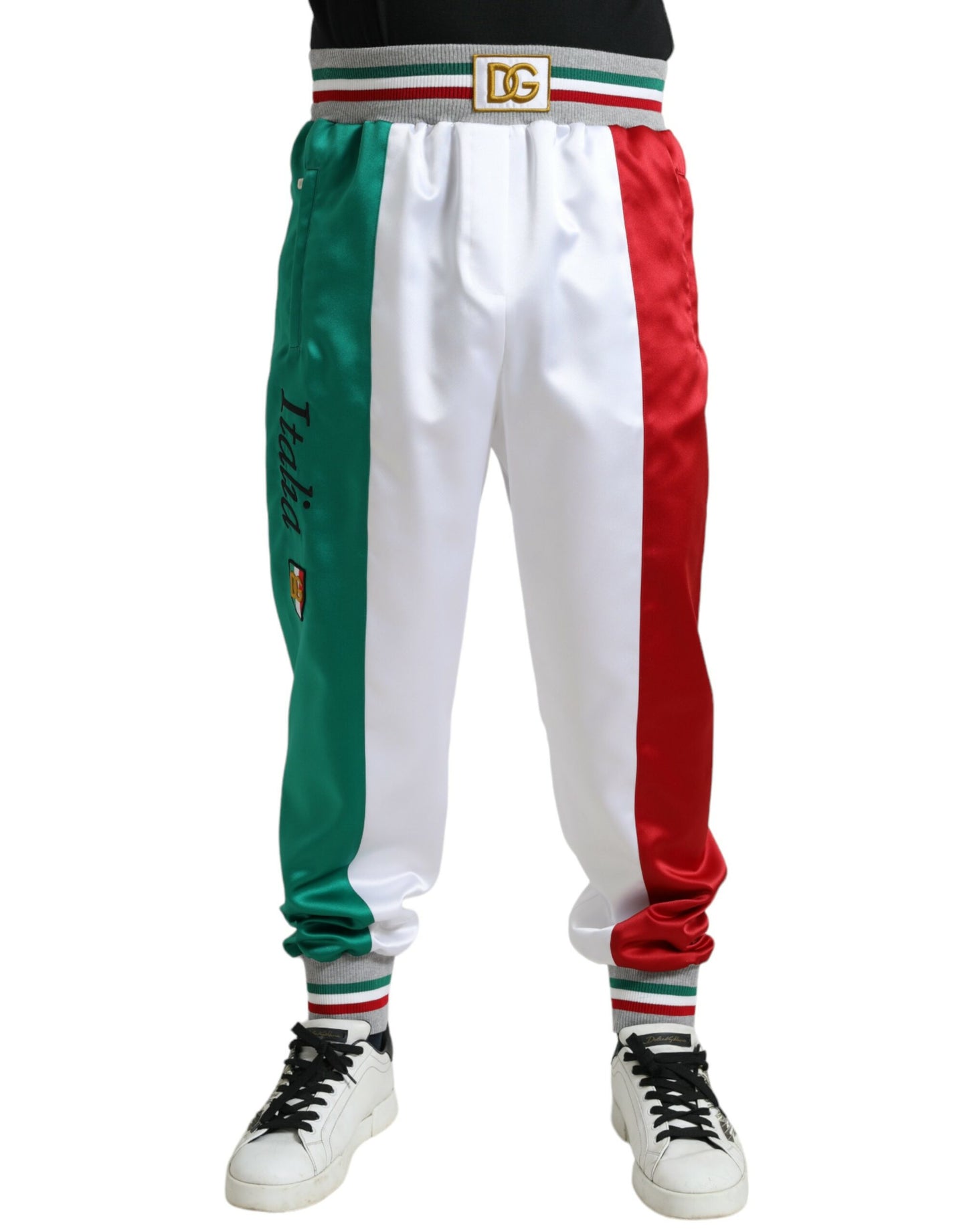 Dolce & Gabbana Italian Stripe Jogger Trousers IT52 / XL