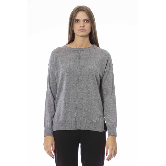 Baldinini Trend Gray Viscose Women Sweater