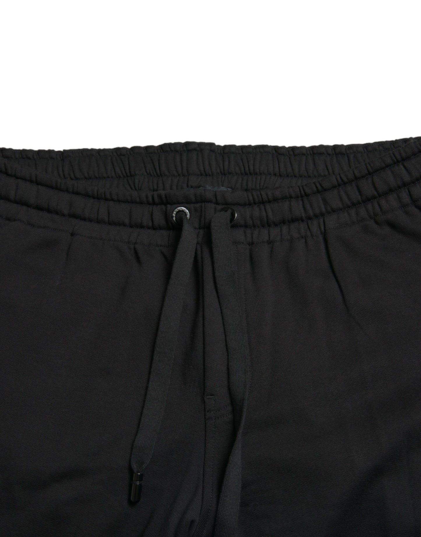 Dolce & Gabbana Elegant Black Cotton Jogger Pants IT54 / XL