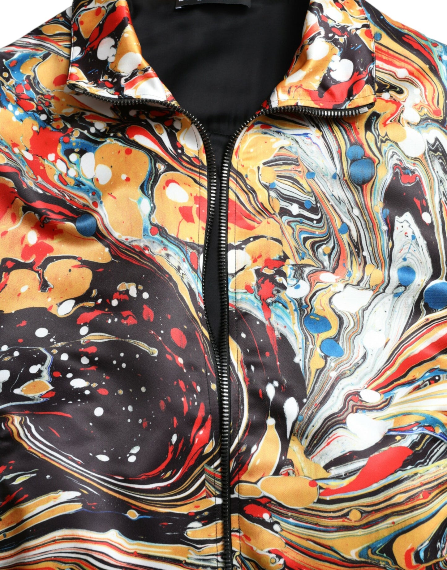 Dolce & Gabbana Colorful Abstract Bomber Jacket IT50 / L