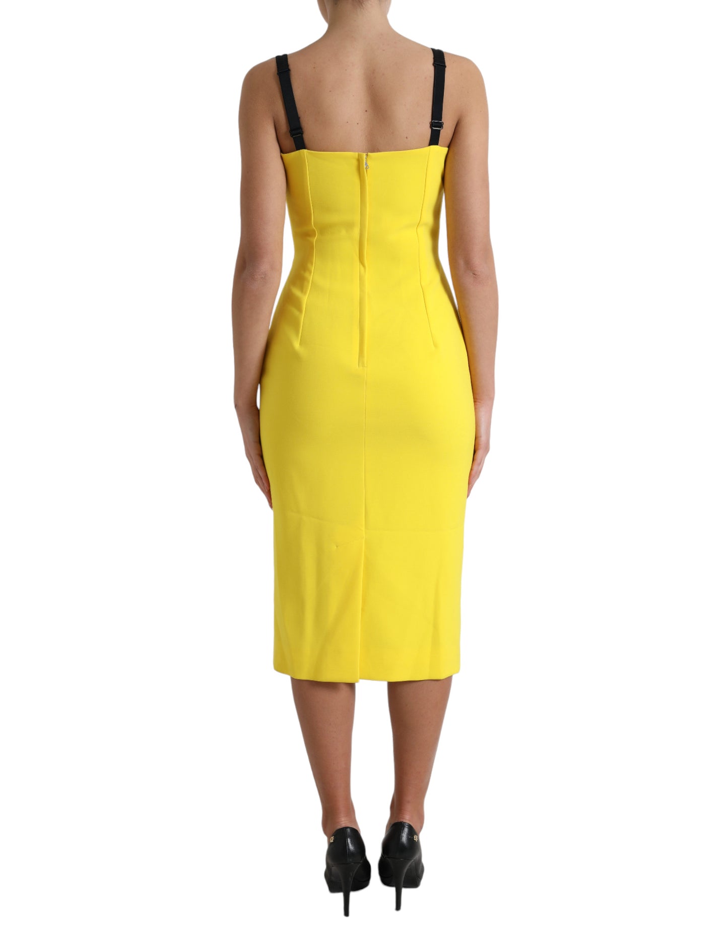 Dolce & Gabbana Sunshine Chic Sleeveless Midi Dress IT42 / M